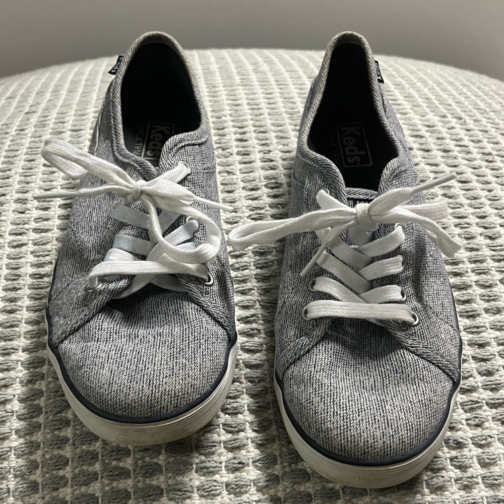 Keds 8 lace up blue grey